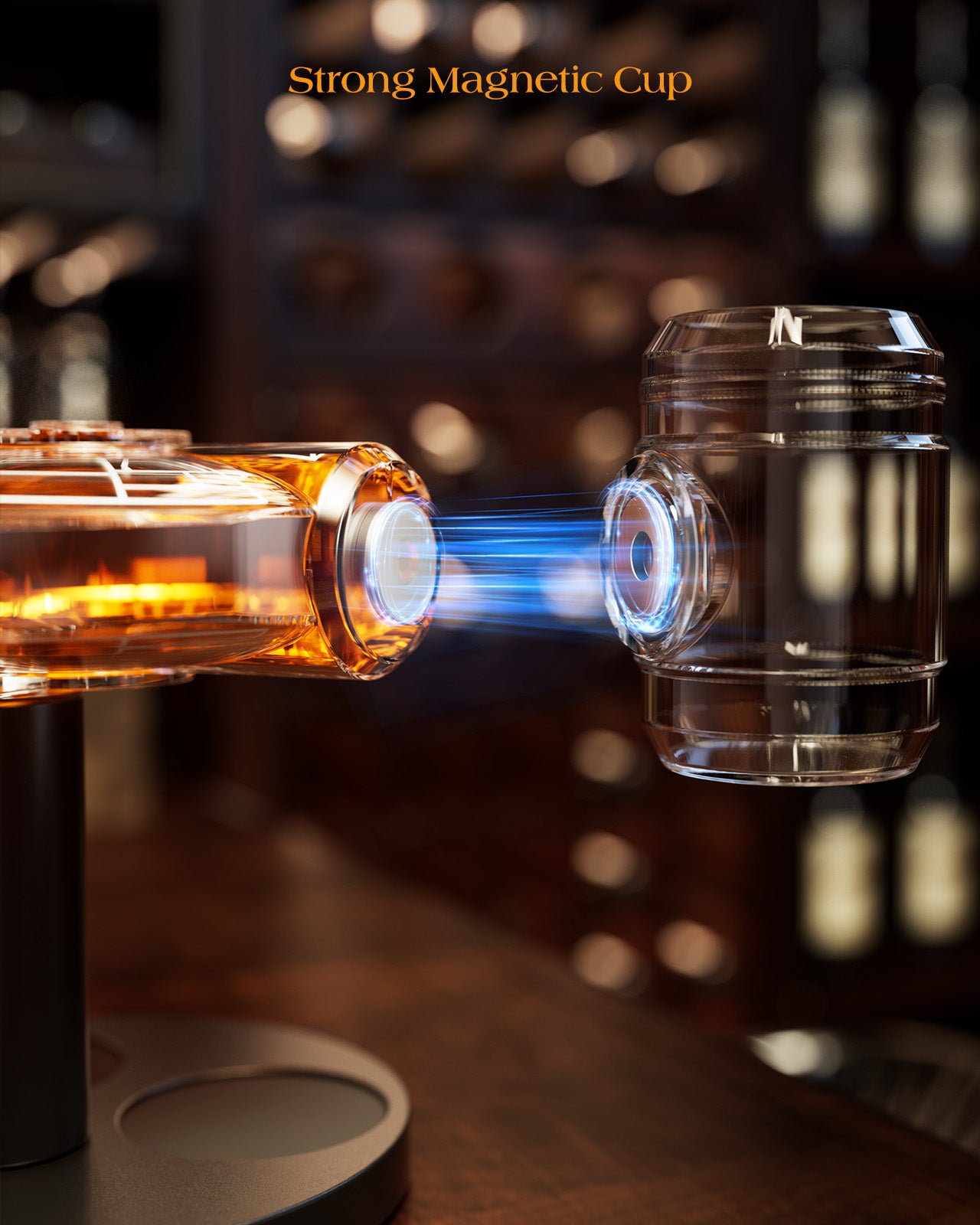 Kollea Spaceship Whiskey Decanter Sets for Men, Spacecraft Limited Edition, 2 Oak Barrel Shot Glasses, Unique Gift for Him